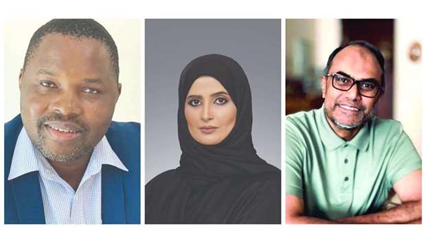 From left: Dr Armstrong Nhlabatsi, Dr Noora Fetais and Dr Khaled Khan