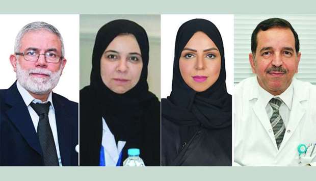 Prof Abdul-Badi Abou-Samra, Dr Samia al-Abdullah,Dr Kholoud al-Mutawa,  Dr Mahmoud Ali Zirie