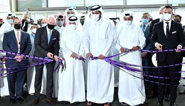 The exhibition was opened by HE the Minister of Commerce and Industry, Sheikh Mohammed bin Hamad bin Qassim Al Abdullah Al Thani, in the presence of HE Qatar Airways Group CEO and Chairman of Qatar Tourism Akbar Al Baker. PICTURES: Thajudheen