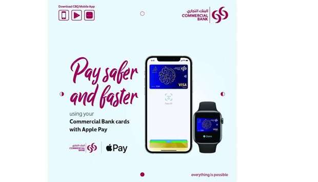 Commercial Bank is bringing its customers u2018Apple Payu2019, a safer, more secure, and private way to pay.