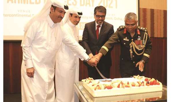 A reception was attended by Bangladesh ambassador Mohamed Jashim Uddin, Qatar Ministry of Interior official Brig Gen Ali al-Athbi, senior officials from the Ministry of Defence and Coast Guard, defence attaches from other embassies and other dignitaries.