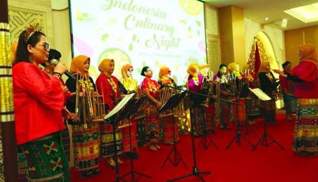 The Indonesian embassy in Qatar held an 'Indonesia Culinary Night' on Monday in the presence of the ambassadors of Brunei, Indonesia, Malaysia, Singapore, the Philippines, Thailand, Vietnam, Mexico, Korea, Turkey and Australia.