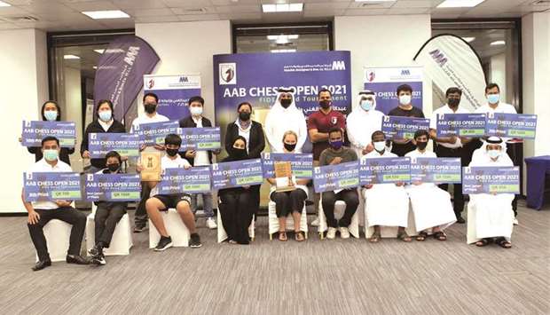 The tournament was held and organised by Abdullah Abdulghani & Bros Co (AAB), distributor of Toyota and Lexus in Qatar, in collaboration with Qatar Chess Association (QCA).