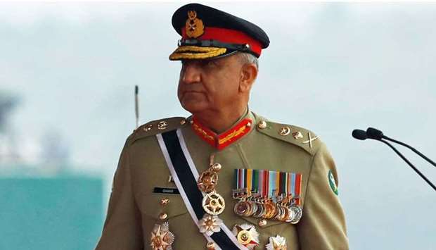 Pakistan's Chief of Army Staff (COAS) General Qamar Javed Bajwa
