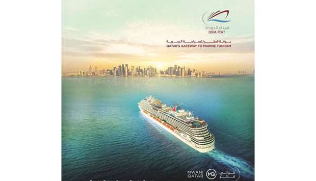 Doha Port, Qatar's gateway to marine tourism, is expecting as many as 76 cruises during the 2021-22 cruise season that runs until the end of April 2022, Mwani Qatar has said in a tweet.
