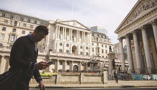 The Bank of England building in London. The BoE plans to raise an extra $120mn a year from a new levy on banks and building societies to cover its running costs.
