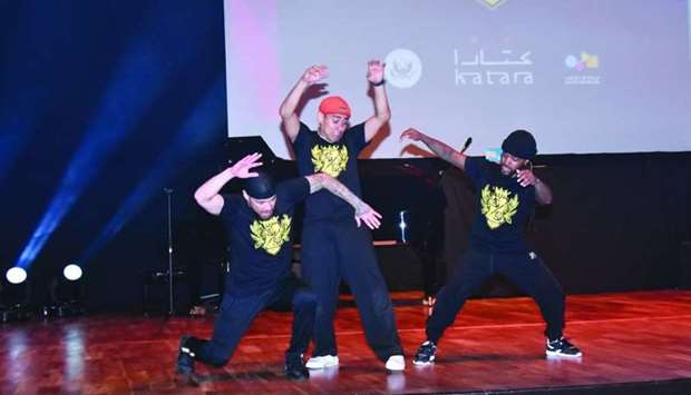 The Soul Street Dance members during their performance at Katara Opera House Saturday. PICTURES Thajudheen