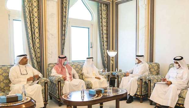 During the meeting, they exchanged views on the GCC march and the latest developments in the region.