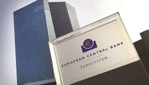 The European Central Bank headquarters in Frankfurt. ECB officials took to the airwaves to reassure citizens facing a once-in-generation spike in inflation that the squeeze on living costs wonu2019t last, while also expressing confidence that the Omicron variant isnu2019t too much of a worry.