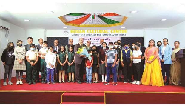 Indian Cultural Centre (ICC) along with principals of Indian schools and a representation of the community, bid farewell to Birla Public School principal A P Sharma.