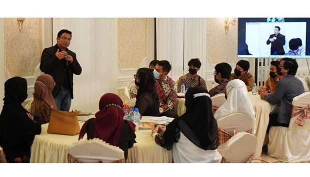 The event was attended by representatives of Indonesian youth in Qatar from various backgrounds such as students, artists, athletes and young entrepreneurs.