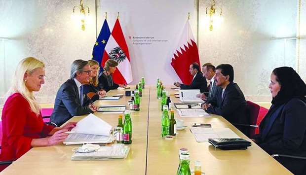 The Qatari side in the round of consultations was headed by HE the Foreign Ministry Secretary-General Dr Ahmed bin Hassan al-Hammadi, while the Austrian side was headed by Secretary-General for Foreign Affairs Peter Launsky-Tieffenthal.