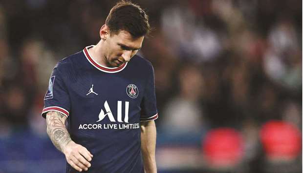 Paris St Germainu2019s Lionel Messi is suffering from knee and hamstring pains. (Reuters)