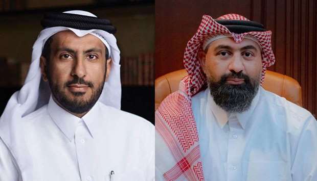 Sheikh Faisal Thani Al , Chairman, QFB; Abdulrahman Totonji, CEO, QFB