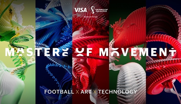 The Visa Masters of Movement auction features digital art inspired by iconic goals from five legendary footballers that have been minted into unique NFTs, available now on Crypto.com.