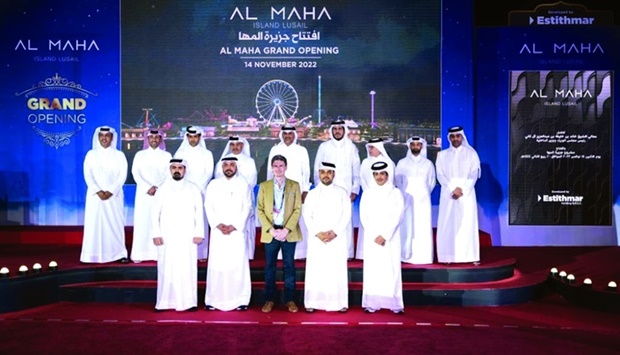Doha Bank's top executives and other dignitaries.