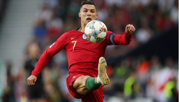 Portugal's Cristiano Ronaldo in action. (Reuters)