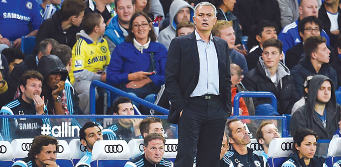  Chelsea coach Jose Mourinho