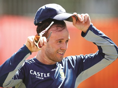 AB de Villiers will lead South Africa until July, when a permanent successor to Hashim Amla will be named.