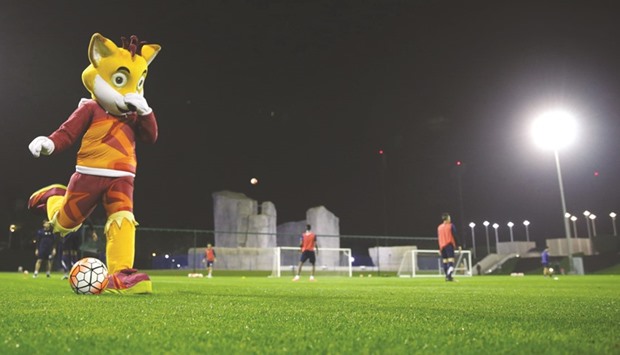 The AFC U23 Championship 2016 mascot - Najim, the desert fox