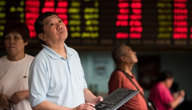 After dropping more than five percent Monday -- taking its losses this year to almost 15 percent already -- Shanghai rallied in the first few minutes before quickly see-sawing in and out of positive territory through the day. 