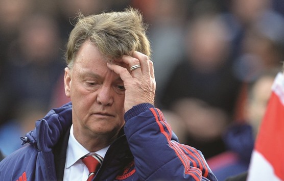 Manchester United manager Louis van Gaal.