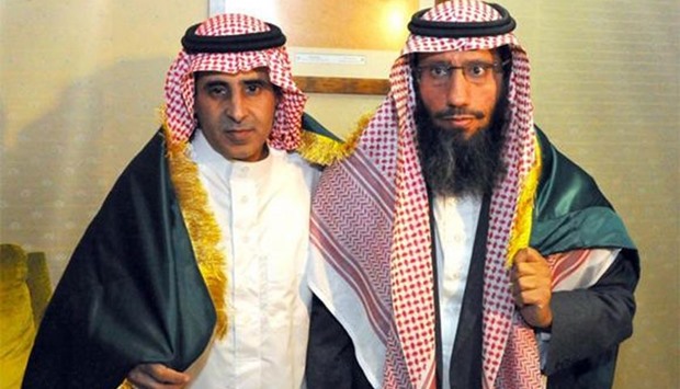 Abdulrahman Al-Sharari and Salem Al-Ghamdi return home after Houthi captivity. Picture courtesy: Arab News