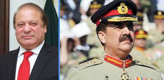 Nawaz Sharif and Gen Sharif