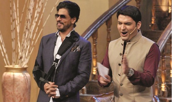 CORRECT CALL: Shah Rukh Khan with Kapil Sharma.