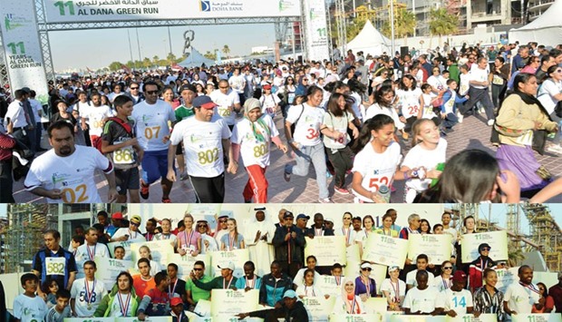 More than 5,000 people, including fitness enthusiasts, environmentalists and families have participa