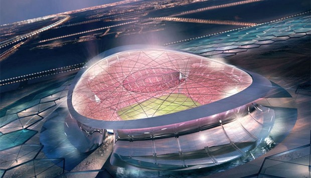 Lusail Stadium, the largest of the stadiums that will be built, is in its early stages