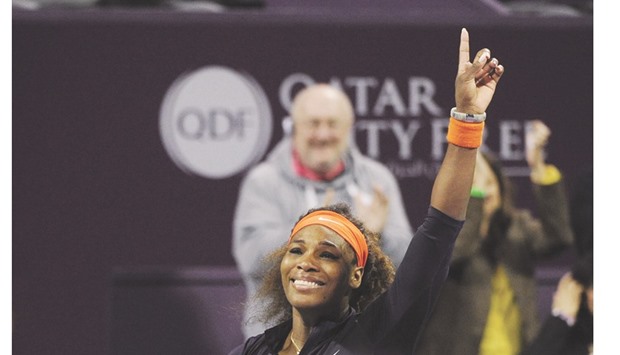 World No. 1 Serena Williams will be one of the top names in Doha.