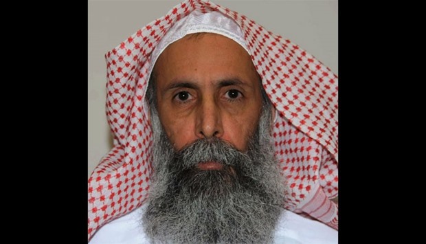 Prominent Shia cleric Nimr al-Nimr is seen in this undated handout photo courtesy of Saudi Press Agency. Reuters