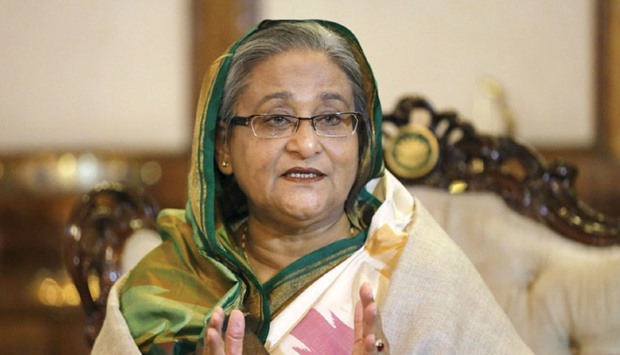 Prime Minister Sheikh Hasina is seeking a third straight term.