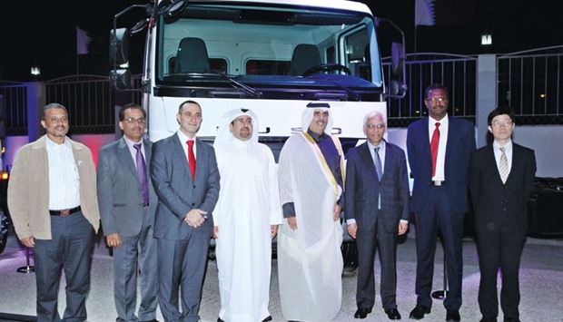 Dignitaries at the launch of the all-new Fuso trucks.