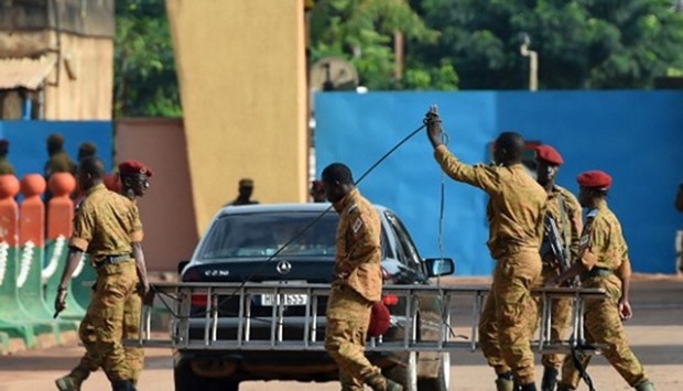 Burkina Faso army troops