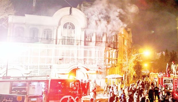 Attack on Saudi embassy in Iran