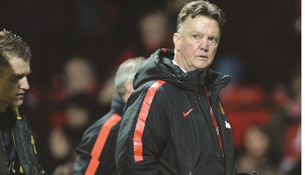Manchester United manager Louis Van Gaal was seen arriving at Carrington complex to take his players.