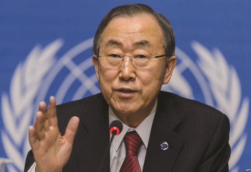 Ban Ki-moon: u201cPositive development would help ease the border blockade.u201d