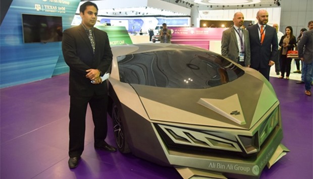 Elibriea - Qataru2019s first-ever concept car, the Elibriea was unveiled at the Qatar Motor Show.  PIC: 