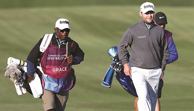 Branden Grace (right) is looking to become the first player to successfully defend his Commercial Bank Qatar Masters title. PICTURE: Jayaram