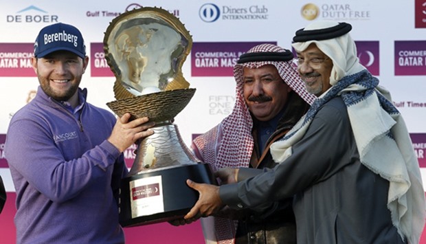 South African Branden Grace retained his Qatar Masters title.  PICTURE: Jayaram
