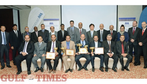Recipients of the awards with Toyota and AAB officials: PICTURE: Thajuddin