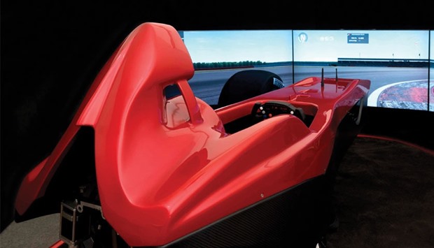 The Evotek simulator helps you experience the thrill of driving a Formula 1 car within the comfort of your home.
