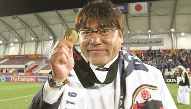 Japan coach Makoto Teguramori