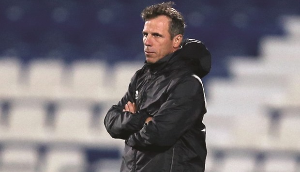 Al Arabi coach Gianfranco Zola will not be happy with his teamu2019s recent results.