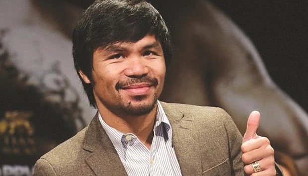 Pacquiao is facing American Bradley for the third time on April 9.