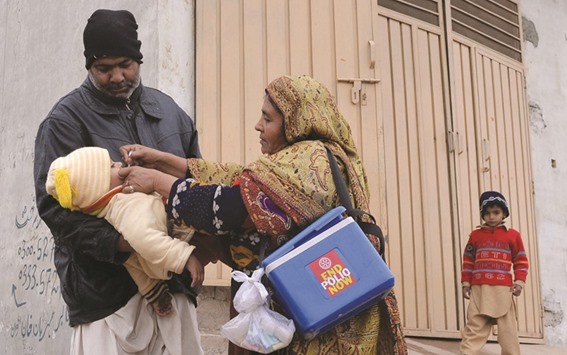 There was a drastic reduction in the number of reported polio cases in 2015.