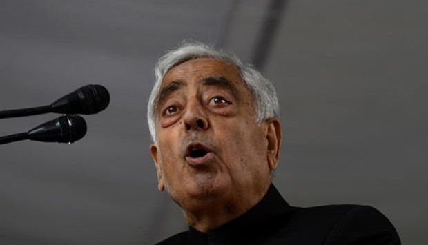 Mufti Mohammad Sayeed took over as chief minister in March last year.