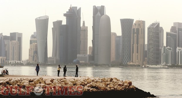 Despite the mild reading of the thermometer, it can be difficult to feel warm in a cold snap in Doha.     Photo by Jayan Orma